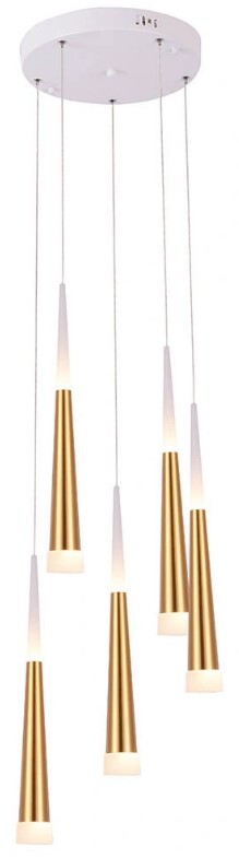 

Подвес Hiper H822-3 Led 7Вт 3000K белый/золото