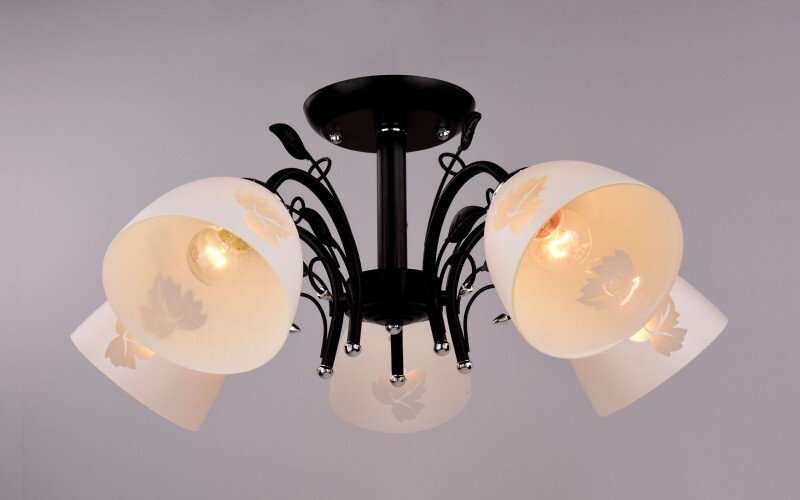 

Люстра Pc20001bk+Cr/5C, Черный, Люстра Pc20001bk+Cr/5C