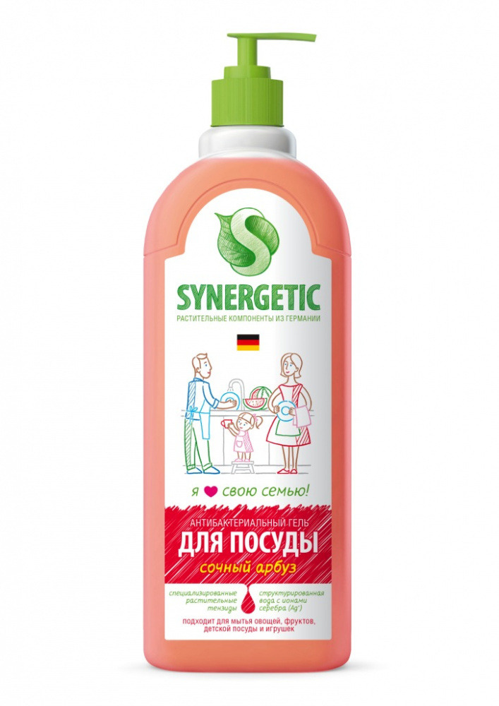 

Средство для мытья посуды Synergetic Арбурз 1л