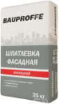 Шпаклевка цементная BAUPROFFE фасадная финишная серая 25 кг