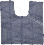 Коврик для туалета LEMER LOFT LEM-MAT053 45х45 см серый